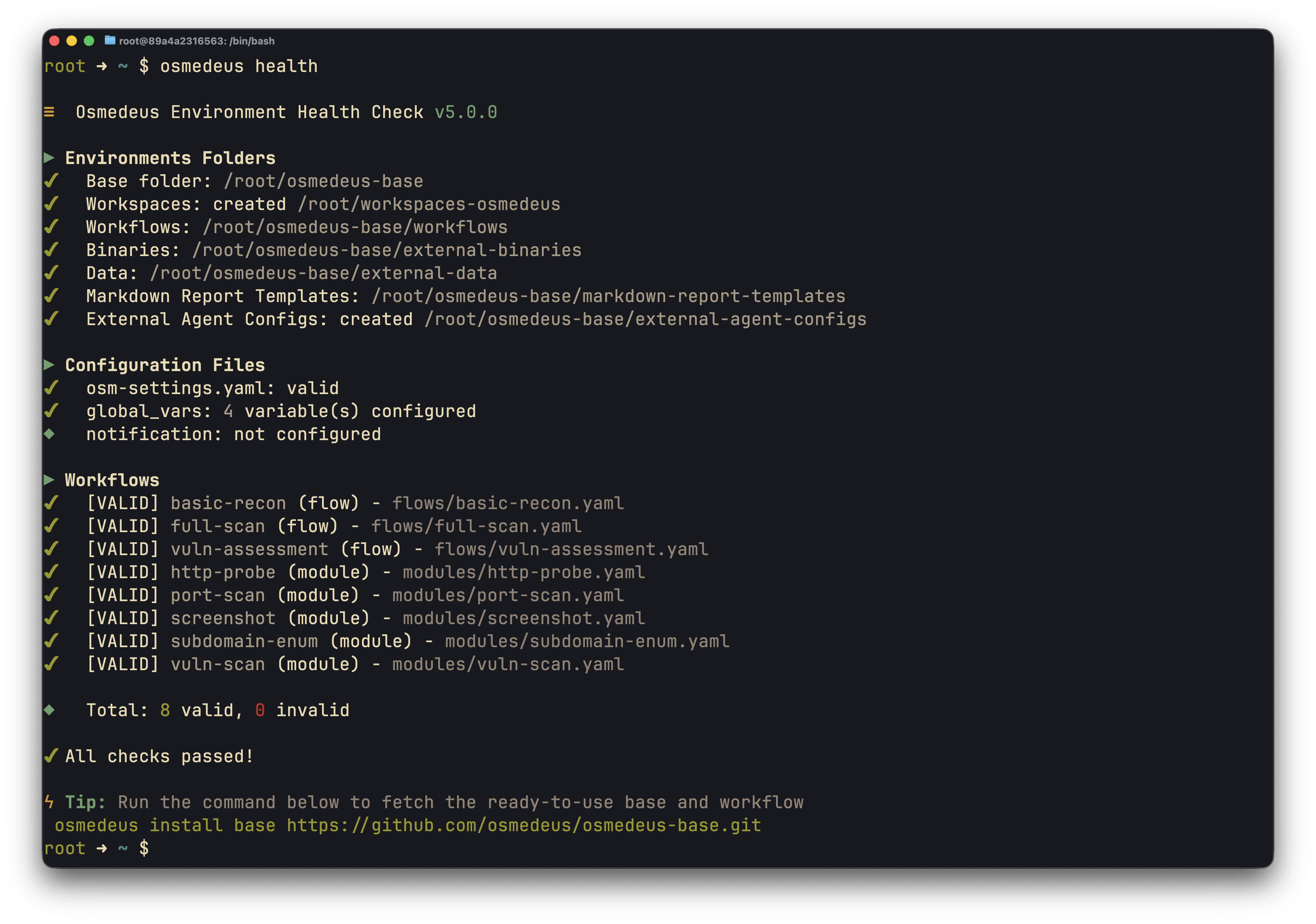 Quickstart - Osmedeus Docs